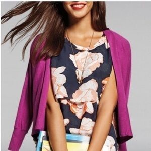 CABI floral tiered tank top